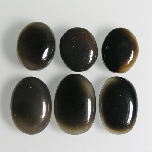 Chalcedon, 64,33 ct./6 ks., cca. 14,5x12-20x13 mm