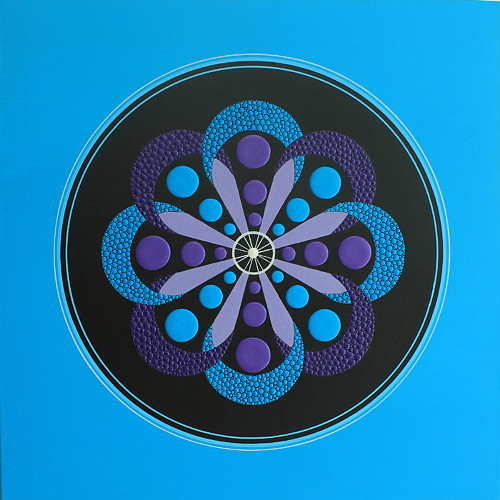 Mandala 50x50 Dot Art - handmade
