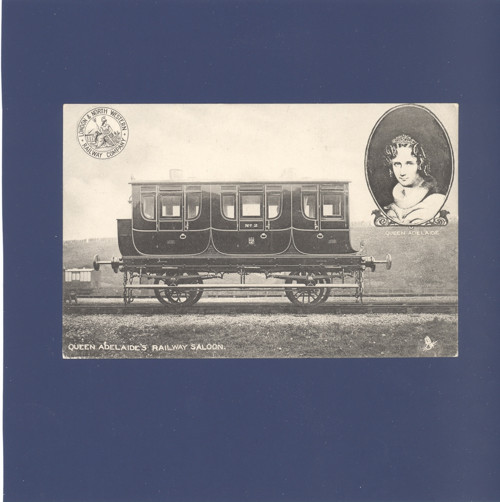 Queen Adelaide´s Railways Sallon - pohlednice — foto 1
