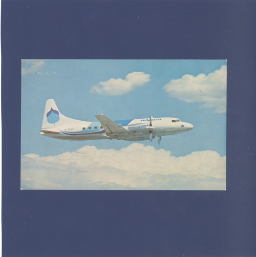 Letadlo Convair CV-580 Aspen Airways - pohlednice