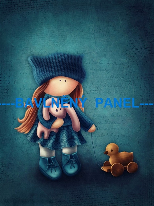 Bavlněný panel 11x15 cm - skladem