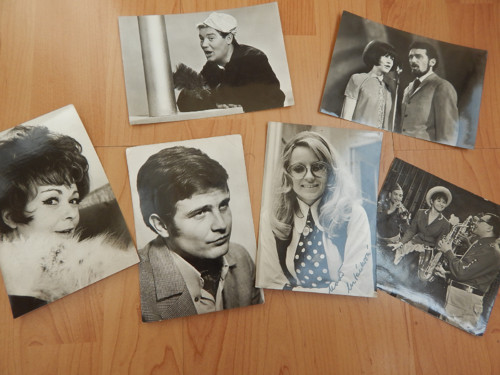Pohlednice Čeští zpěváci a herci — foto 1