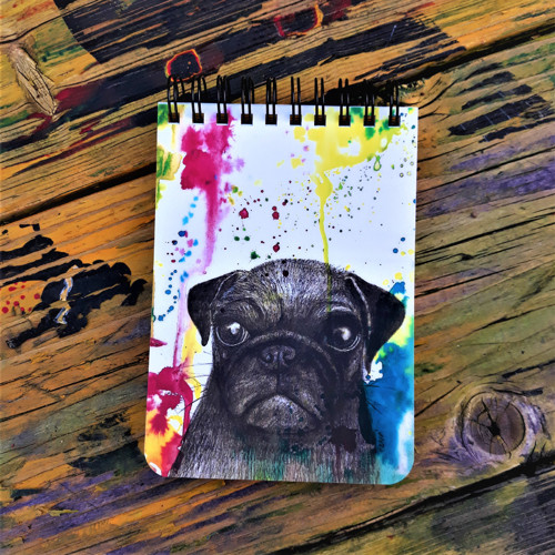 Černý mops bloček — foto 1