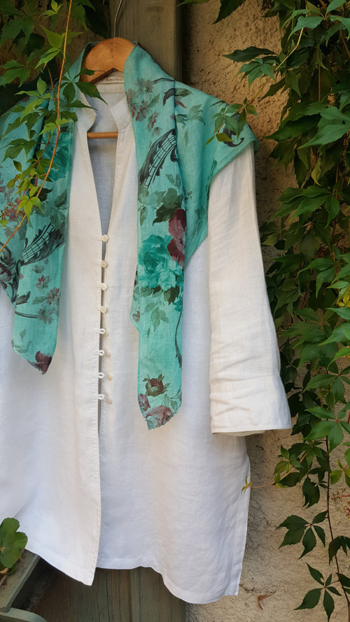 Lněný kaftan, vel.40/L — foto 1