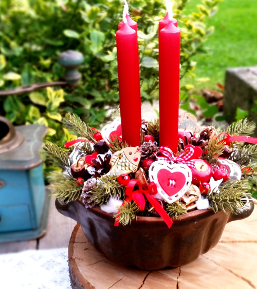 Adventní svícen "Vánoční pečení" — foto 1