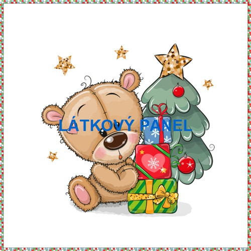 Bavlněný panel 15 X 15 cm
