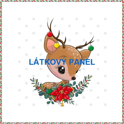 Bavlněný panel 15 X 15 cm