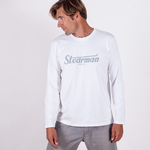 Boeing Stearman logo tričko dlouhý rukáv