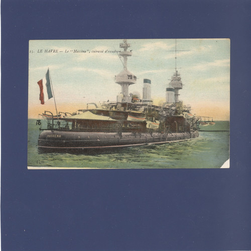 Loď Le Masséna - celistvost 1916 — foto 1