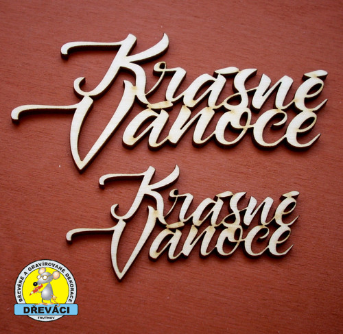 Výřez Krásné Vánoce - 12 cm... KV0313 B