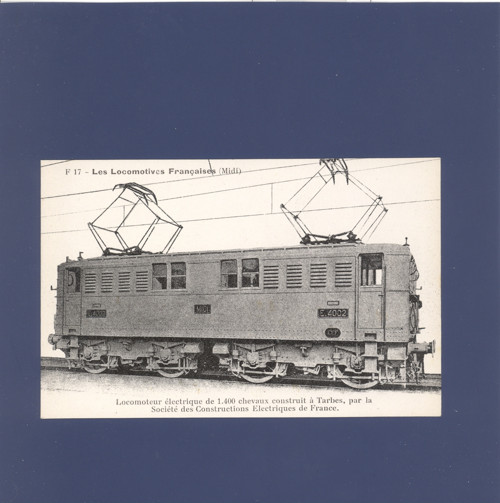 Parní lokomotiva E.4002 MIDI - pohlednice — foto 1