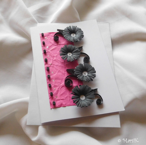 Pink and black
