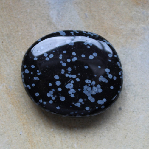 Obsidián vločkový - placka 2 — foto 1