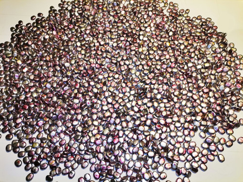 Plastové korálky ploché 1kg