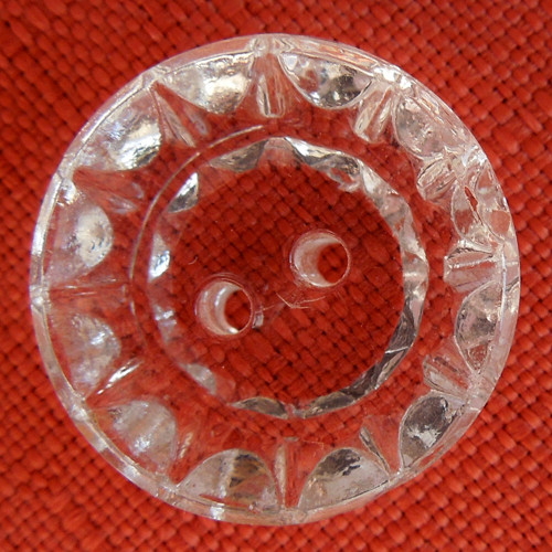 Jablonecký knoflík sklo, 18 mm B