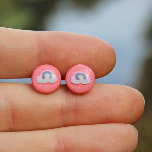 Duha (fimo+pryskyřice)