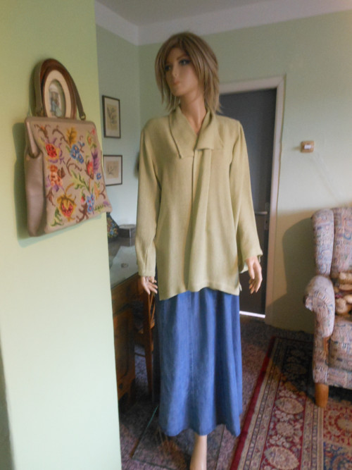 Stylový kardigan tkaný, vel.UNI — foto 1