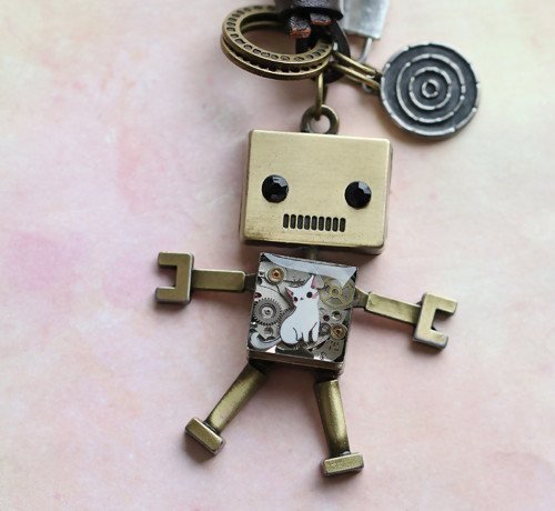 Robot - klíčenka — foto 1