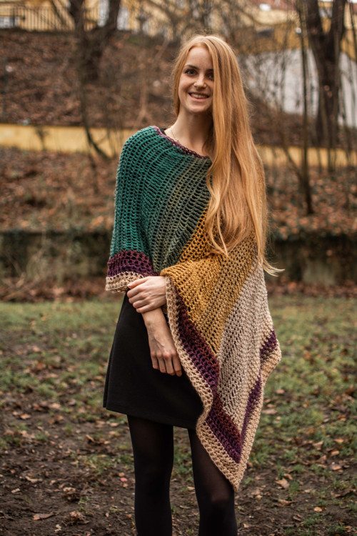 Bohémské pončo Indian objednávka — foto 1