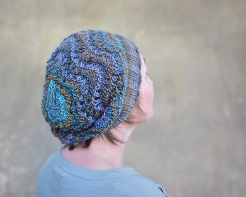 Barevná dámská čepice merino/akryl