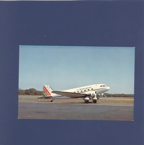 Letadlo Douglas DC-3 Air New England - pohlednice
