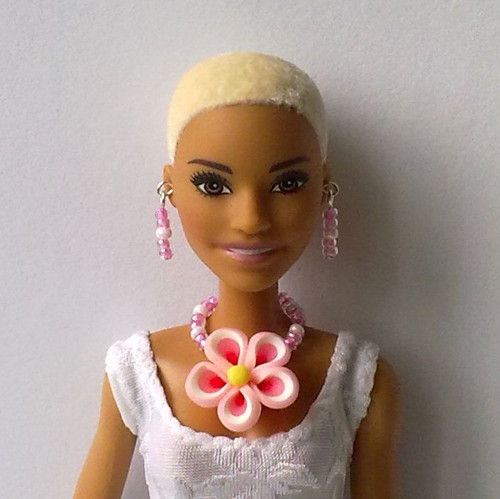 Šperky pro Barbie - náhrdelník, náušnice — foto 1