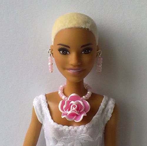 Šperky pro Barbie - náhrdelník, náušnice