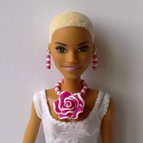 Šperky pro Barbie - náhrdelník, náušnice