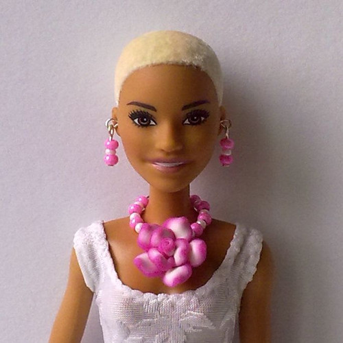 Šperky pro Barbie - náhrdelník, náušnice