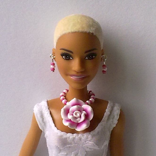 Šperky pro Barbie - náhrdelník, náušnice