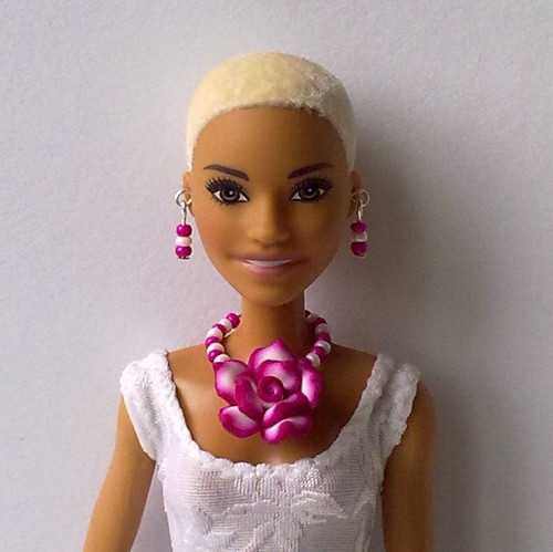 Šperky pro Barbie - náhrdelník, náušnice