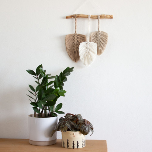 Macramé lístky malé — foto 1