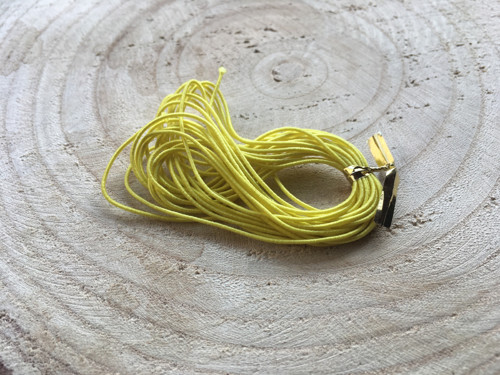Guma kulatá klobouková 1mm, bal. 3m, žlutá