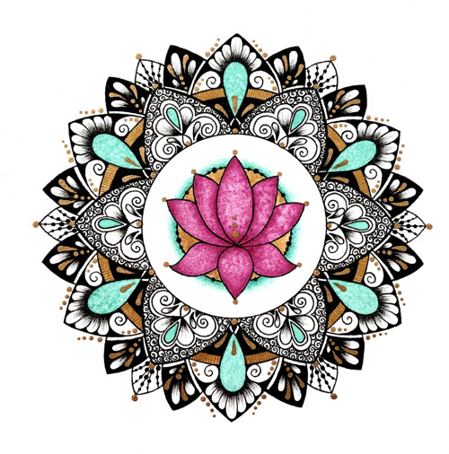 Láska, mandala, originál — foto 1