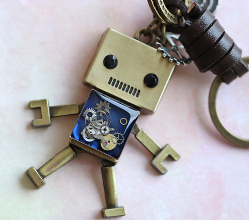 Robot - klíčenka — foto 1