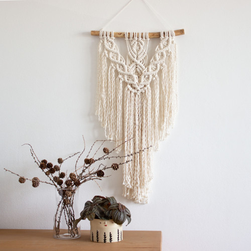 Přírodní macramé větší — foto 1