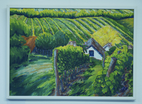 "Poezie vinohradů" olej na plátně 50x70 cm