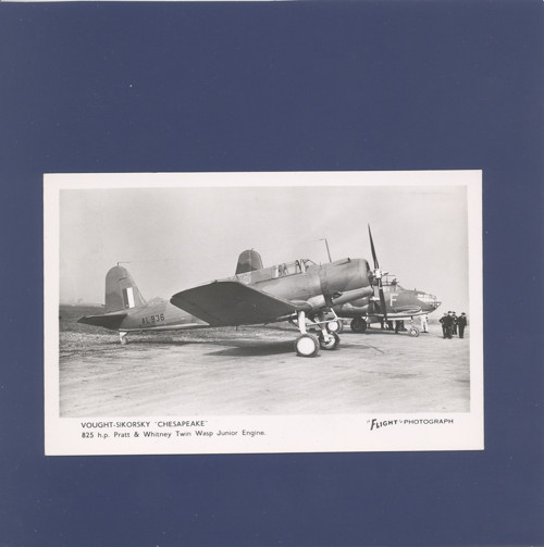 Letadlo Vought-Sikorsky Chesapeake - pohlednice