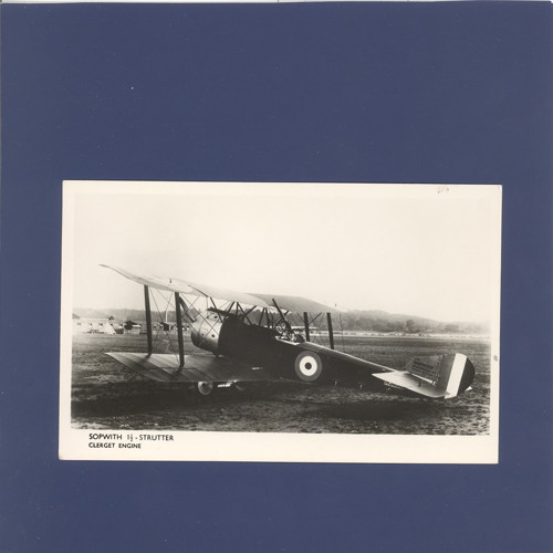 Letadlo Sopwith 1½ Strutter - pohlednice