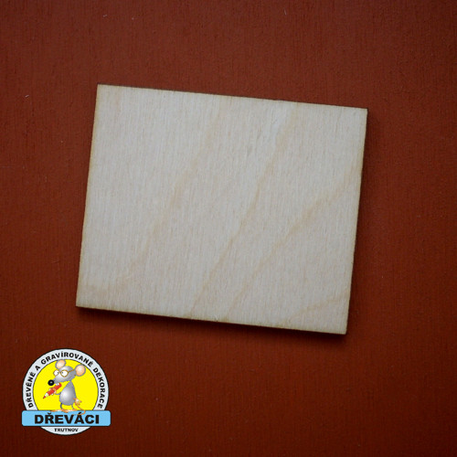 Obdélník 6 x 5 cm na další tvoření...KV0317 G