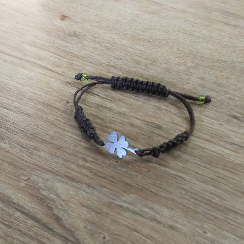 Shamballa náramek čtyřlístek — foto 1
