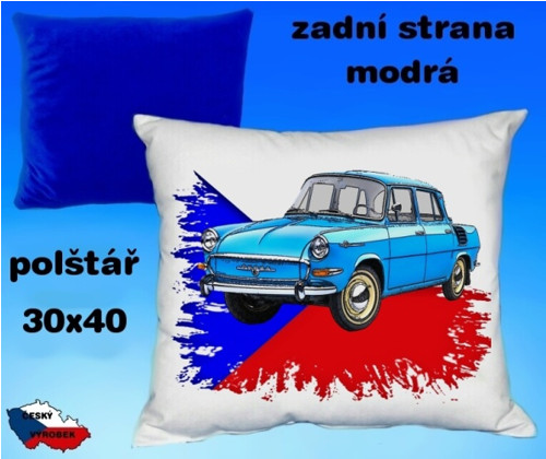 Foto polštářek s Českým autem č. 17