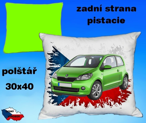 Foto polštářek s Českým autem č. 18
