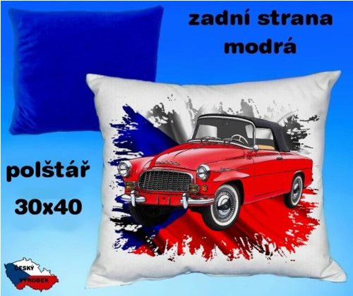 Foto polštářek s Českým autem č. 25