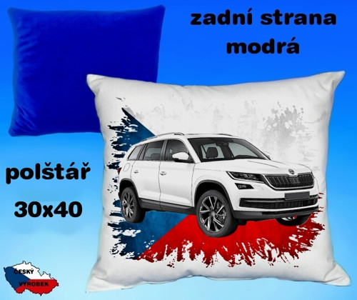 Foto polštářek s Českým autem č. 28