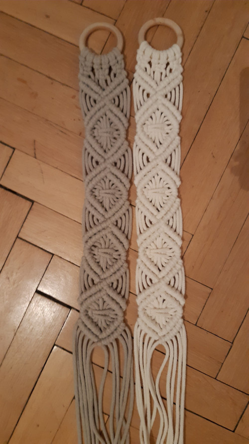 2ks Macramé závěs — foto 1