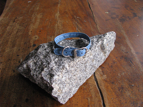 Kožený obojek pro malé pejsky č. 75