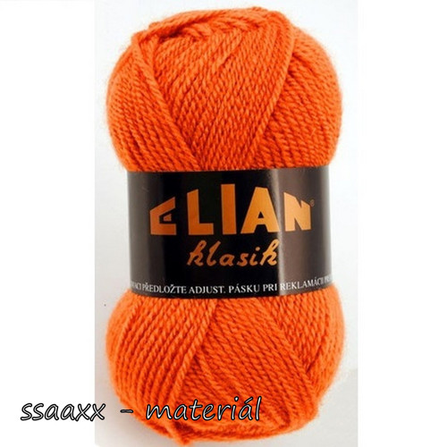 Elian Klasik ~ sytá oranžová 5206