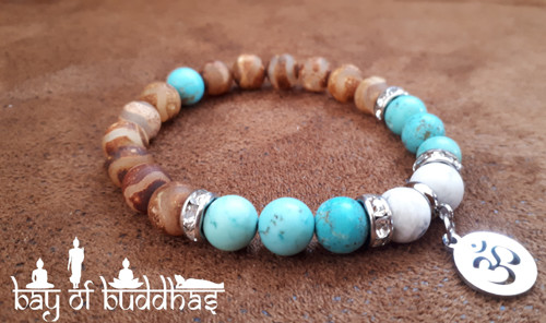 Tibetan Turquoise Om Bracelet