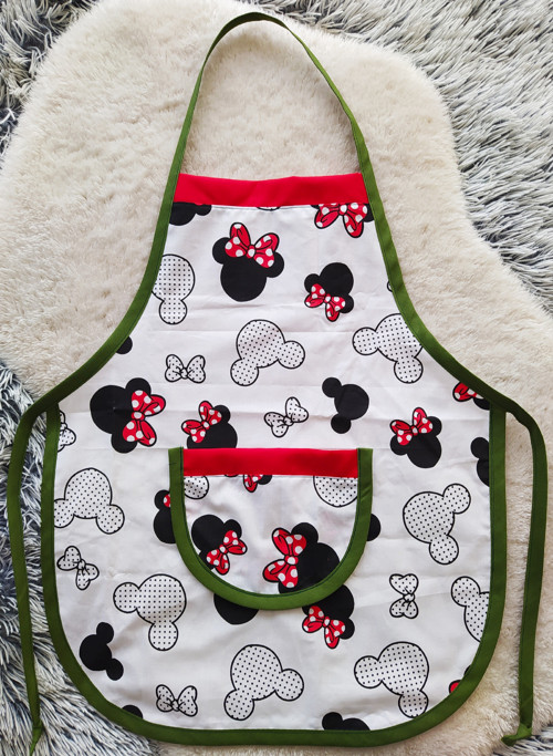 Zástěrka dětská Mickey červený — foto 1